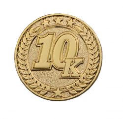  10K RUN DIE STRUCK PIN 