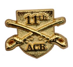  11th ACR DIE STRUCK PIN 