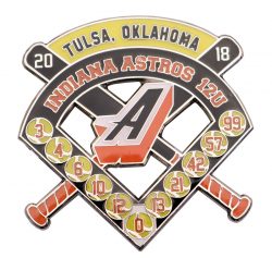  INDIANA ASTROS 12U MYLAR PIN 