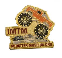  MONSTER MUSEUM TRUCK DIE STRUCK PIN 