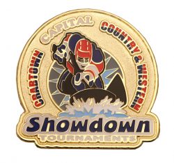  SHOWDOWN TOURNAMENTS DIE STRUCK PIN 