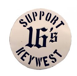  SUPPORT KEYWEST DIE STRUCK PIN 