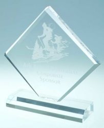  acrylic diamond trophy 