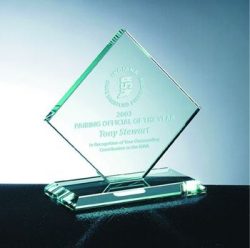  glass diamond award 