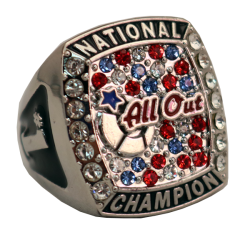  ALL OUT RING MULTI STONE CHAMPIONSHIP RING 